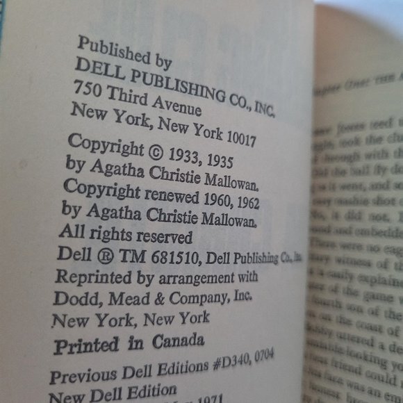 Vintage Agatha Christie - The Boomerang Clue 1971 - Picture 4 of 4